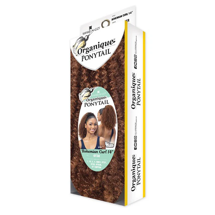 Shake N Go Organique Ponytail - BOHEMIAN CURL 14" - Image 5