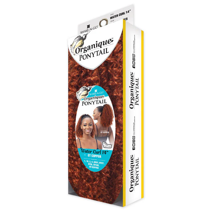 Shake N Go Organique Ponytail - WATER CURL 14" - Image 5