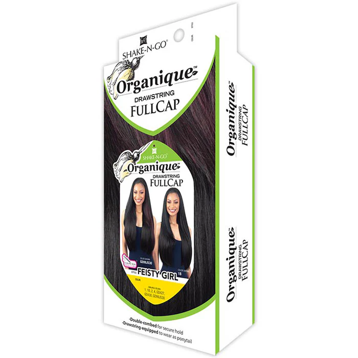 Shake N Go Organique Drawstring FullCap Half Wig - FEISTY GIRL - Image 4