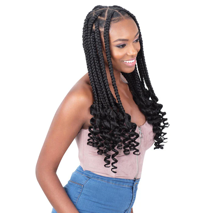 Shake N Go Que 100% Kanekalon 3X Volume Professional Crochet - PRE-STRETCHED BRAID 28" - Image 5