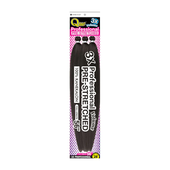 Shake N Go Que 100% Kanekalon 3X Volume Professional Crochet - PRE-STRETCHED BRAID 28" - Image 8
