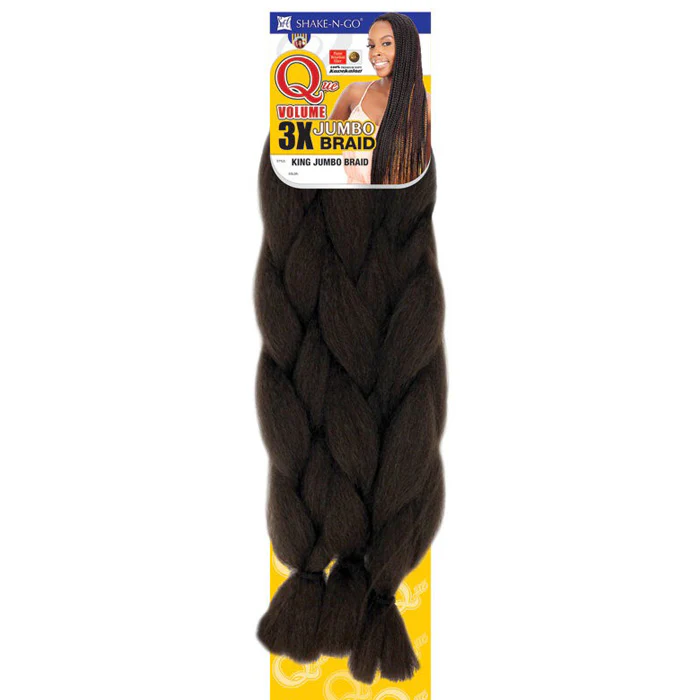Shake N Go Que 100% Kanekalon Volume - 3X PACK KING JUMBO BRAID - Image 3