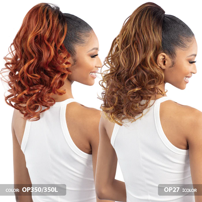 Shake N Go Que Human Hair Blend Drawstring Ponytail - Q-CLASSY 14" - Image 3