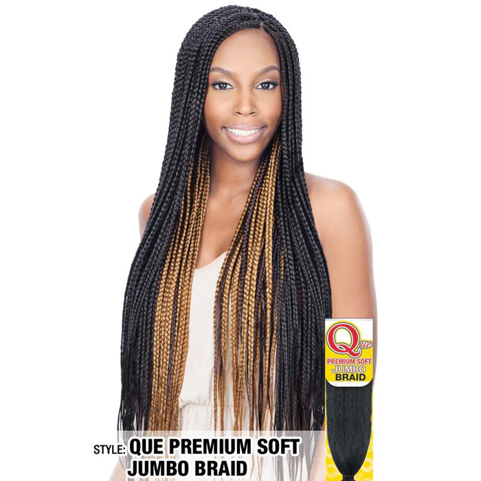 Shake-N-Go Que Premium Soft Crochet Braids - JUMBO BRAID - Image 4