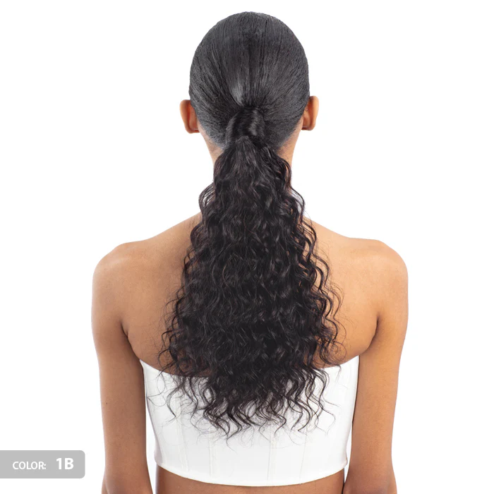 Shake N Go Secret Pocket Pony Pro Human Hair Wrap Ponytail - HH DEEP 18" - Image 2