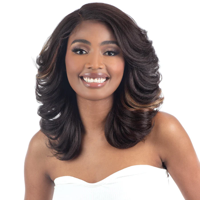 Shake N Go Snatched Glueless HD 5" Deep Parting Lace Wig - ROLLER SET - Image 3