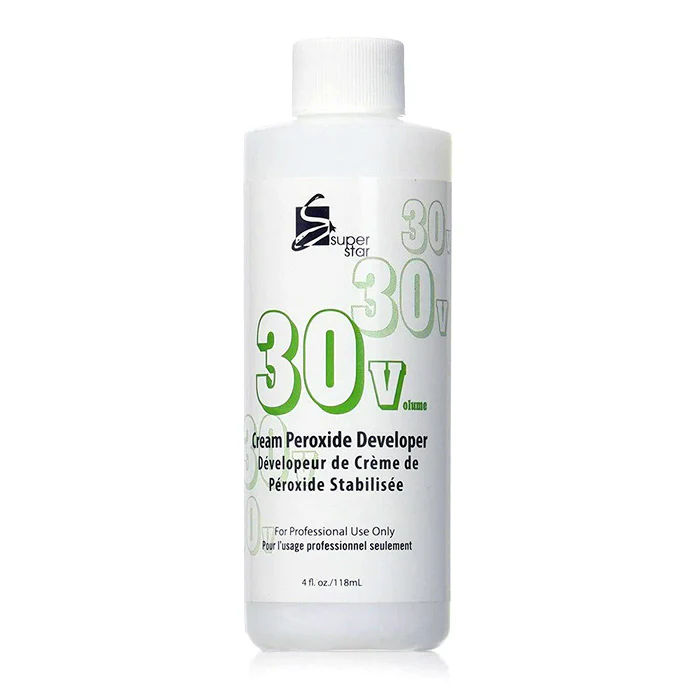 Super Star 30 Volume Cream Peroxide Developer 8 oz
