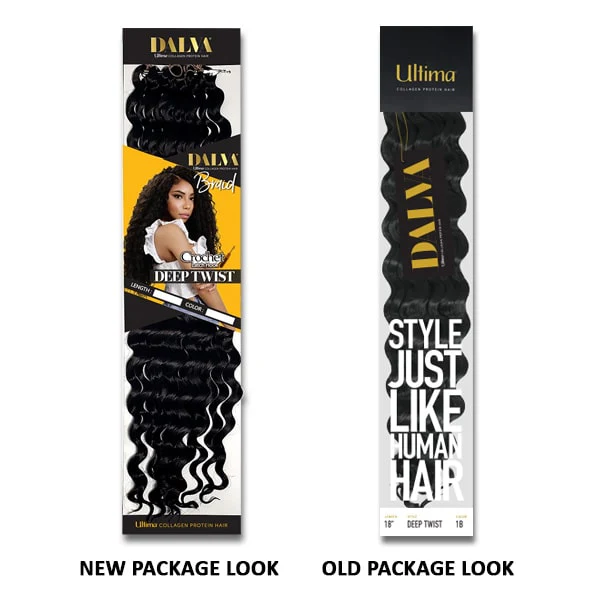 Ultima Dalva Collagen Protein Hair Crochet Braids - DEEP TWIST BULK BRAID 18" - Image 7