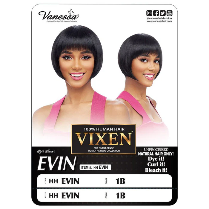 Vanessa 100% Human Hair Vixen Full Wig - HH EVIN - Image 3