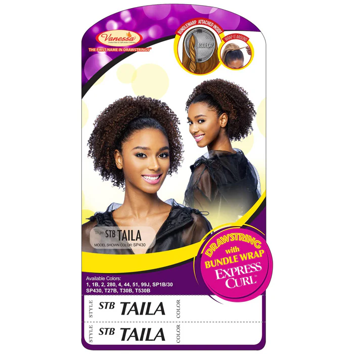 Vanessa Bundle Wrap Drawstring Ponytail - STB TAILA - Image 5