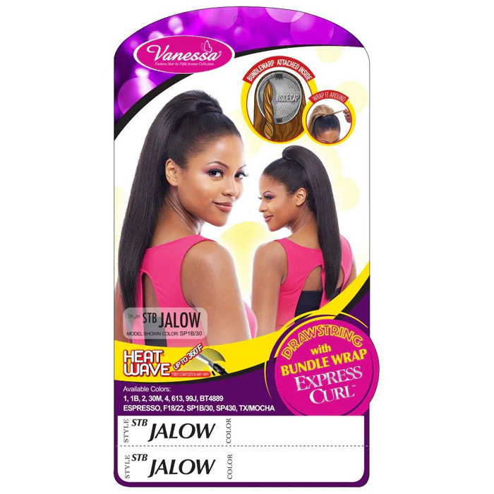 Vanessa Drawstring With Bundle Wrap Express Curl Ponytail - STB JALOW - Image 4