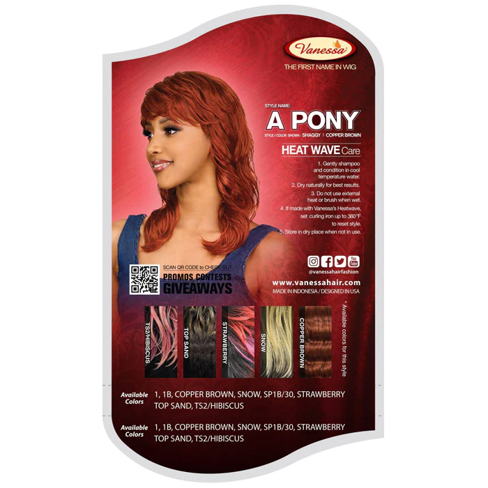 Vanessa Fashion Full Wig - A PONY - Image 4