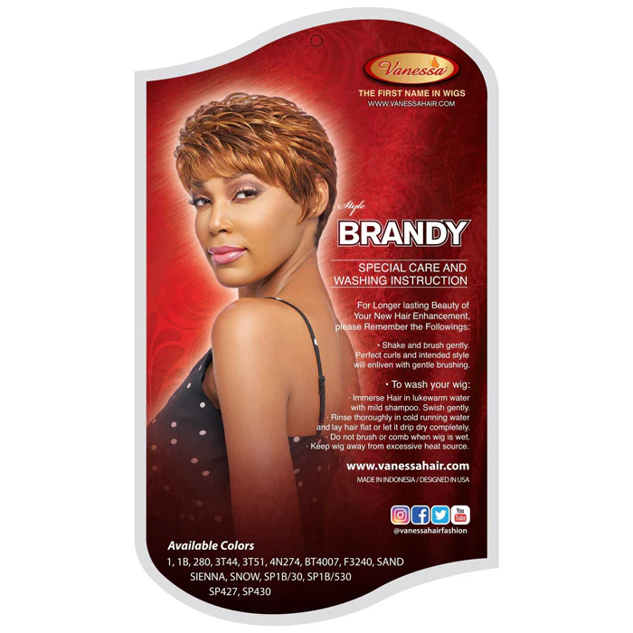 Vanessa Fashion Full Wig - BRANDY - Image 6