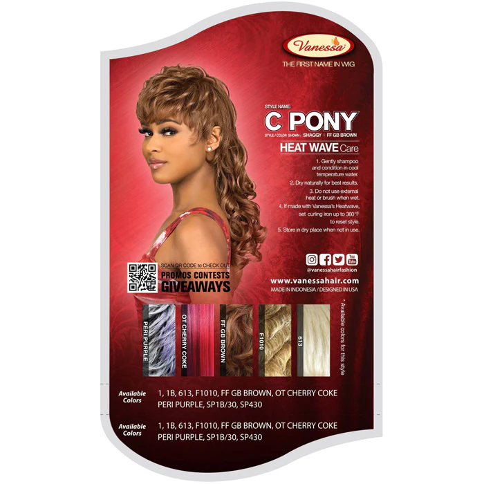 Vanessa Fashion Full Wig - C PONY - Image 4