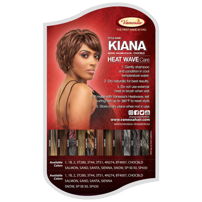 Vanessa Fashion Full Wig - KIANA - Image 5