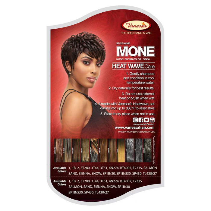 Vanessa Fashion Full Wig - MONE - Image 5
