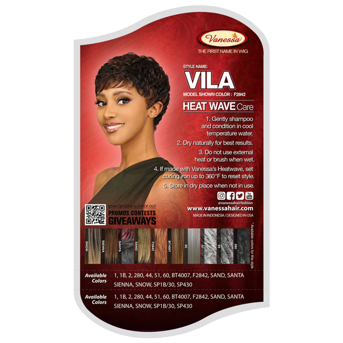 Vanessa Fashion Full Wig - VILA - Image 5