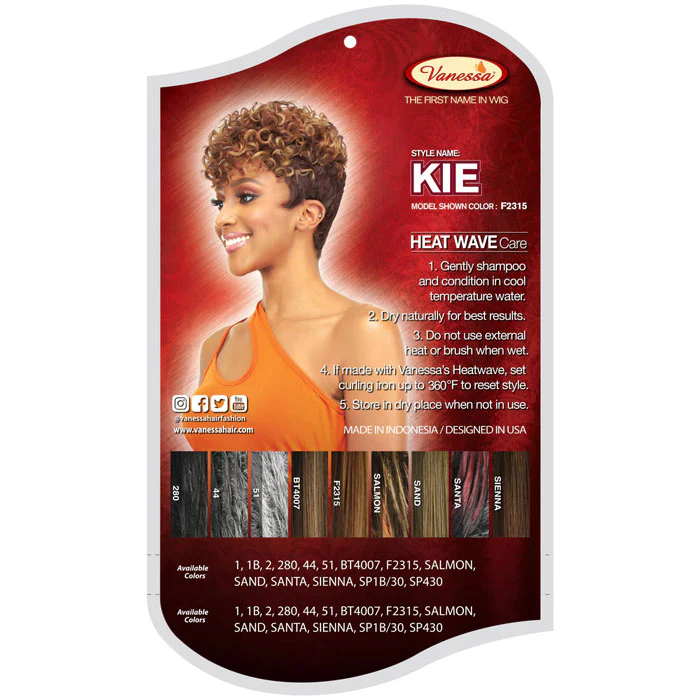 Vanessa Fashion Wigs Synthetic Full Wig - KIE - Image 4