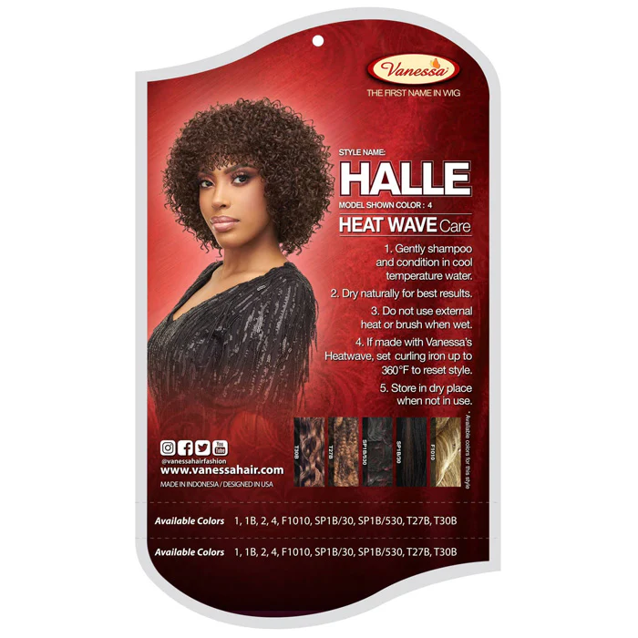 Vanessa Fashion Full Wig - HALLE - Image 4
