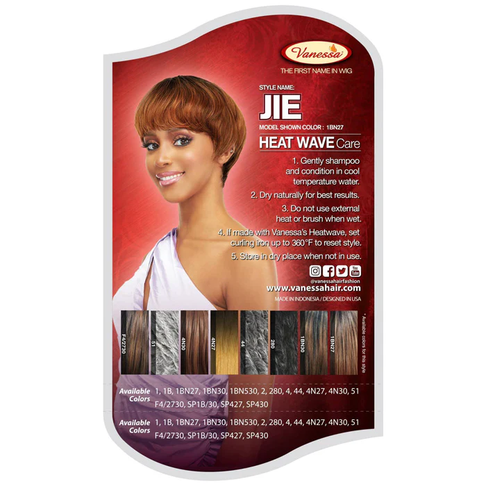 Vanessa Fashion Full Wig - JIE - Image 4