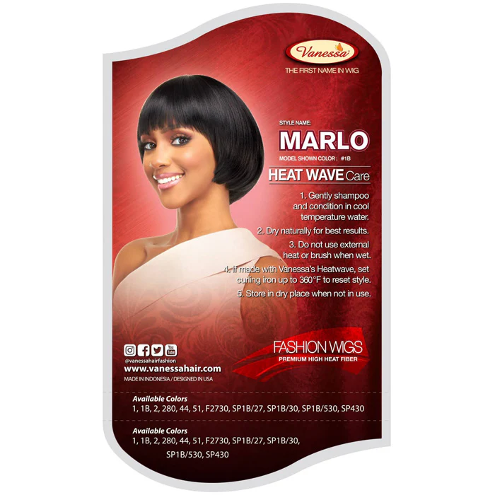 Vanessa Fashion Wig Synthetic Hair Full Wig - MARLO - Image 5