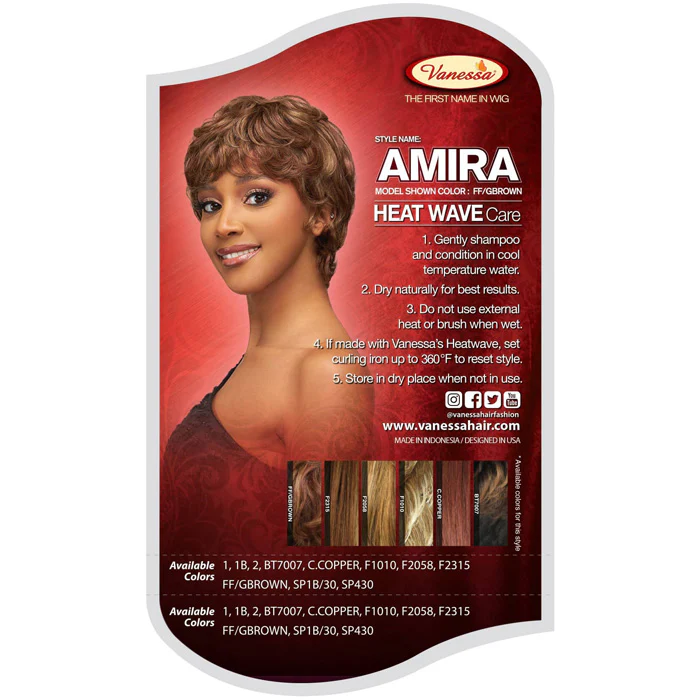 Vanessa Fashion Wig Synthetic Hair Wig - AMIRA - Image 4
