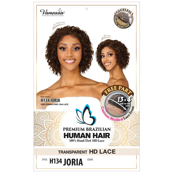 Vanessa Glueless 100% Premium Brazilian Human Hair 13x4 HD Lace Front Part - H134 JORIA - Image 4