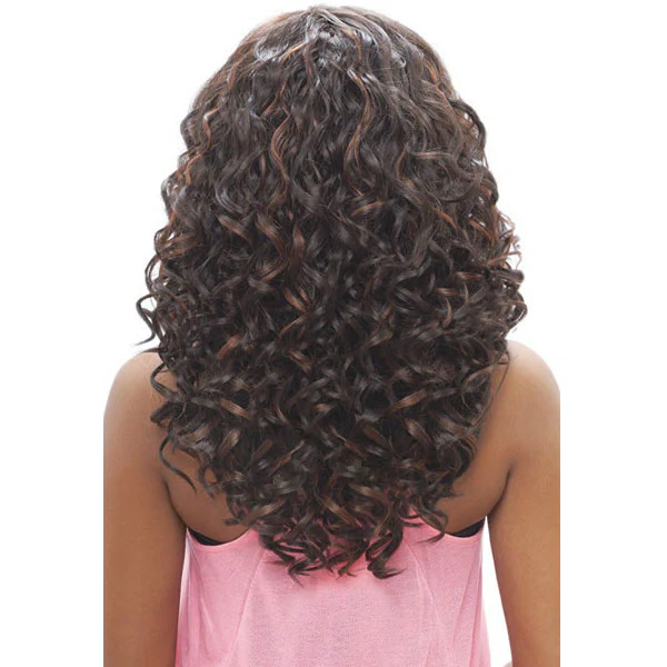 Vanessa Honey C Brazilian Human Hair Blend Lace Front Wig - TCHB MAVIOS - Image 4