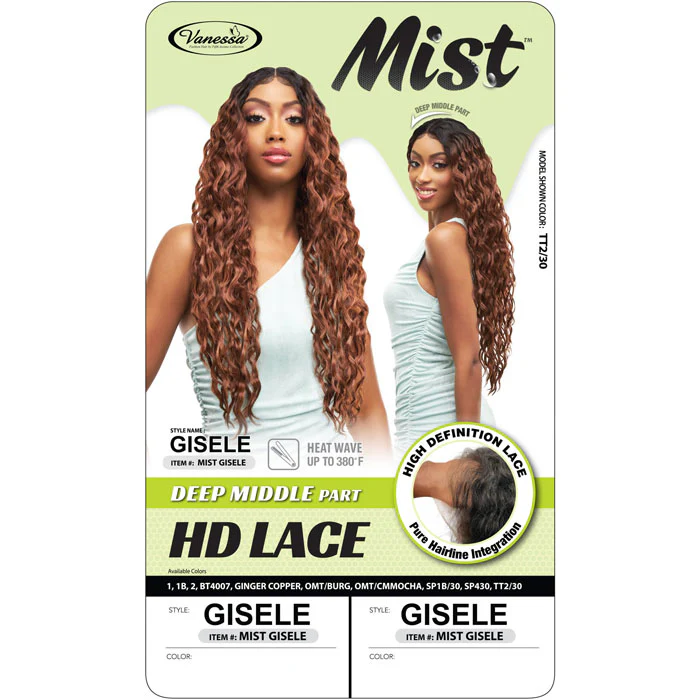 Vanessa Mist Deep Middle Part HD Lace Wig - GISELE - Image 4