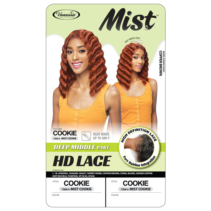 Vanessa Mist HD Deep Middle Part Lace Wig - COOKIE - Image 3