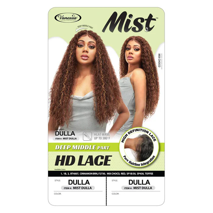 Vanessa Mist HD Lace Deep Middle Part Wig - MIST DULLA - Image 3