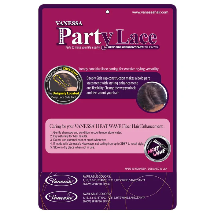 Vanessa Party Lace Crescent Deep Side Part Wig - DCP FOXY - Image 5