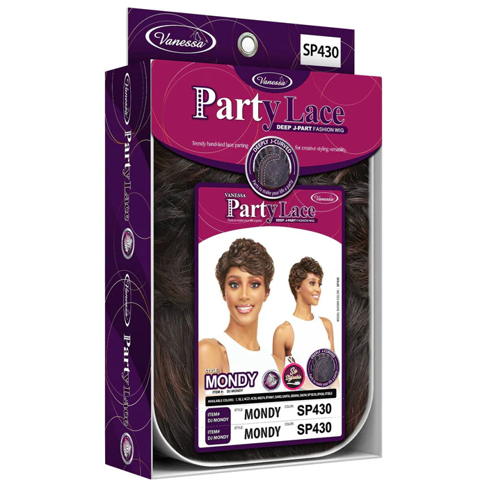 Vanessa Party Lace Deep J-Part Fashion Wig - MONDY - Image 5