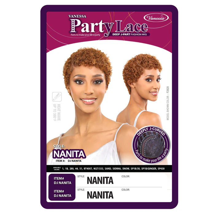 Vanessa Party Lace Deep J-Part Lace Front Wig - DJ NANITA - Image 4