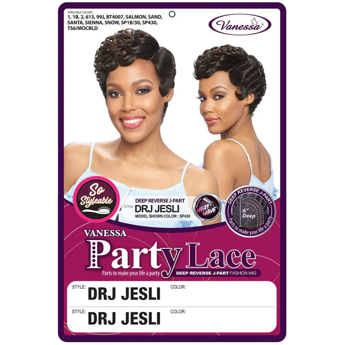 Vanessa Party Lace Deep J-Part Lace Wig - DRJ JESLI - Image 5