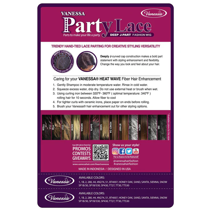 Vanessa Party Lace Deep J Part Wig - DJ ALANA - Image 6
