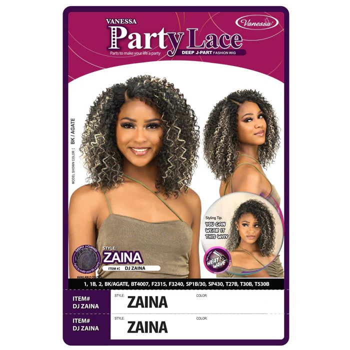Vanessa Party Lace HD Lace J-Part Wig - DJ ZAINA - Image 4