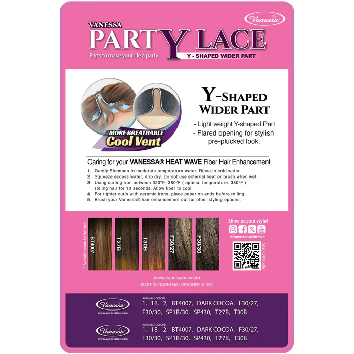 Vanessa Party Lace Y-Shaped Wider Lace Part Wig - DY MELLY - Image 6