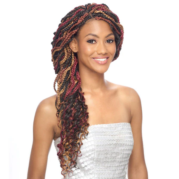 Vanessa Pre-Looped Crochet Braid African Arts - BOX BODY CURL 24" 2X - Image 3