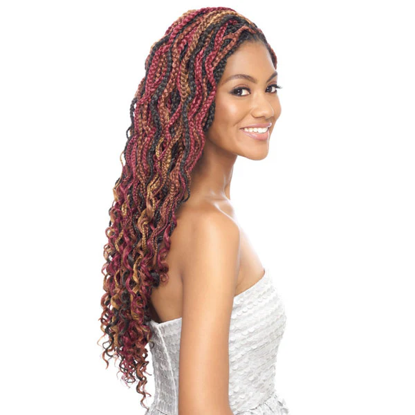 Vanessa Pre-Looped Crochet Braid African Arts - BOX BODY CURL 24" 2X - Image 4