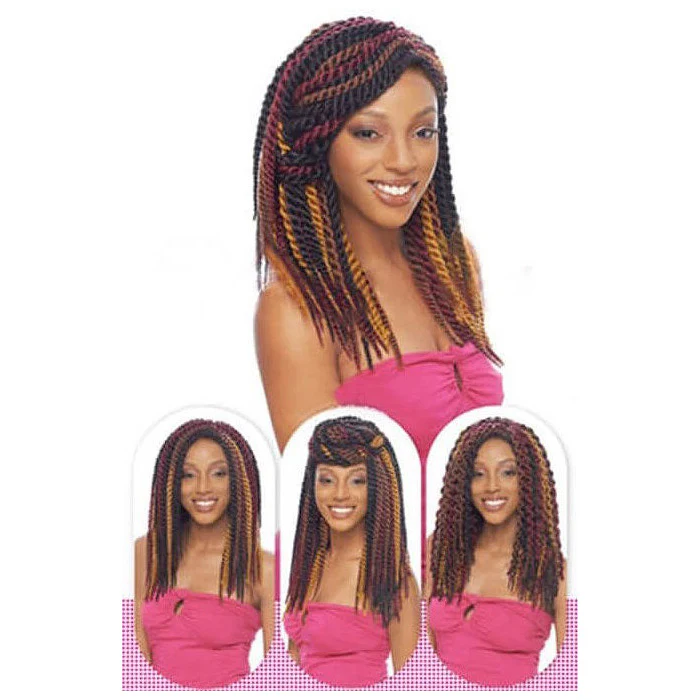 Vanessa Pre-Looped Crochet Braids - HAVANA JUMBO TWIST 14"