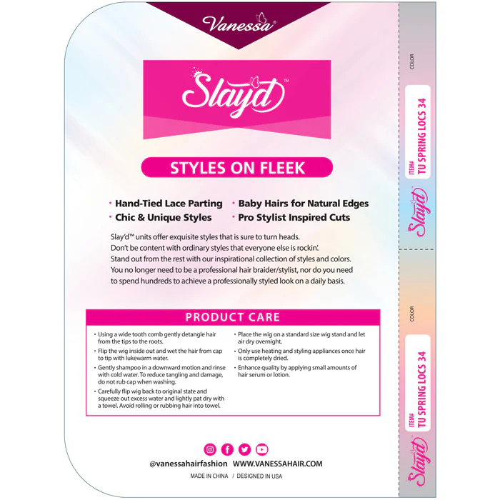 Vanessa Slayd Braided Lace Part Wig - TU SPRING LOCS 34 - Image 4