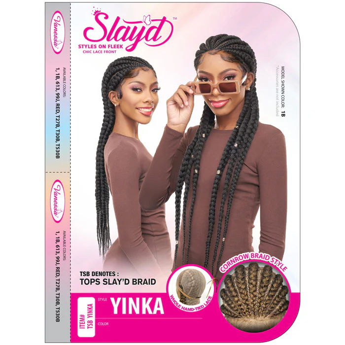 Vanessa Slayd Synthetic Hair Braid Lace Front Wig - TSB YINKA - Image 4
