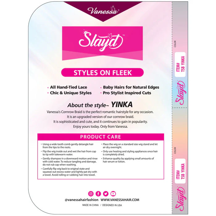 Vanessa Slayd Synthetic Hair Braid Lace Front Wig - TSB YINKA - Image 5
