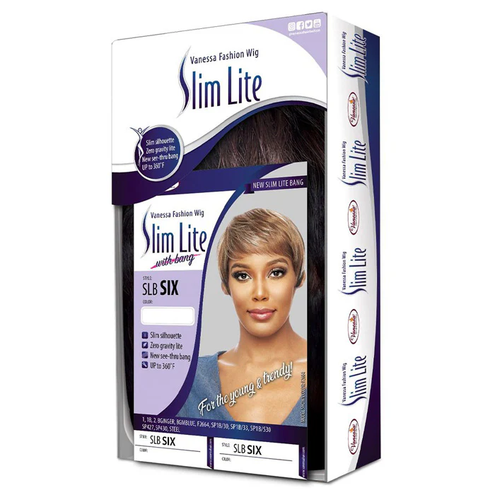 Vanessa Slim Lite with Bang Fashion Full Wig - SLB SIX - Image 6