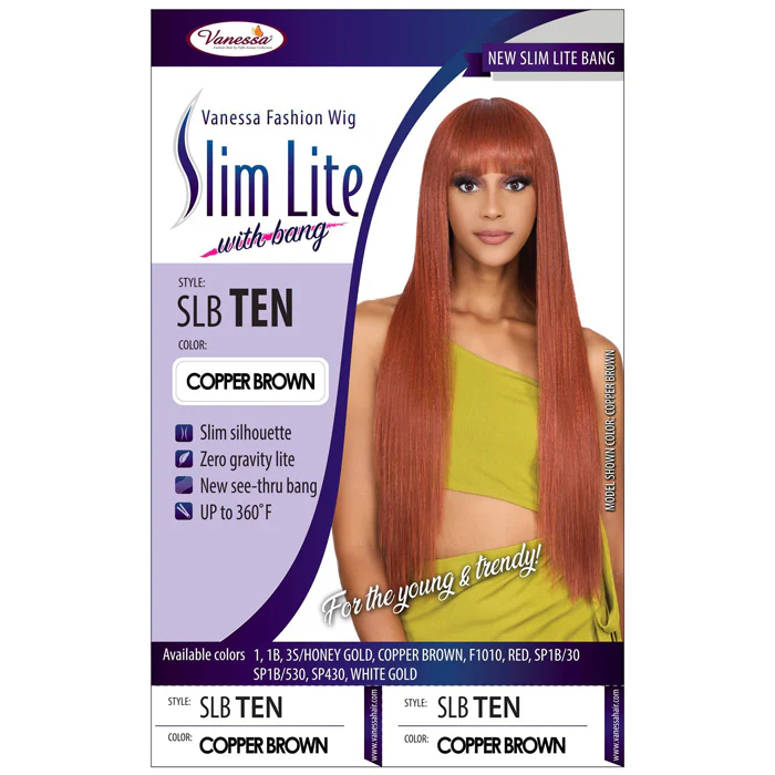 Vanessa Slim Lite with Bang Full Wig - SLB TEN - Image 3