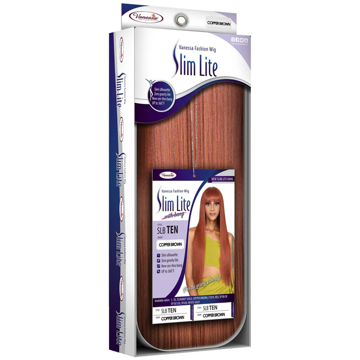 Vanessa Slim Lite with Bang Full Wig - SLB TEN - Image 5