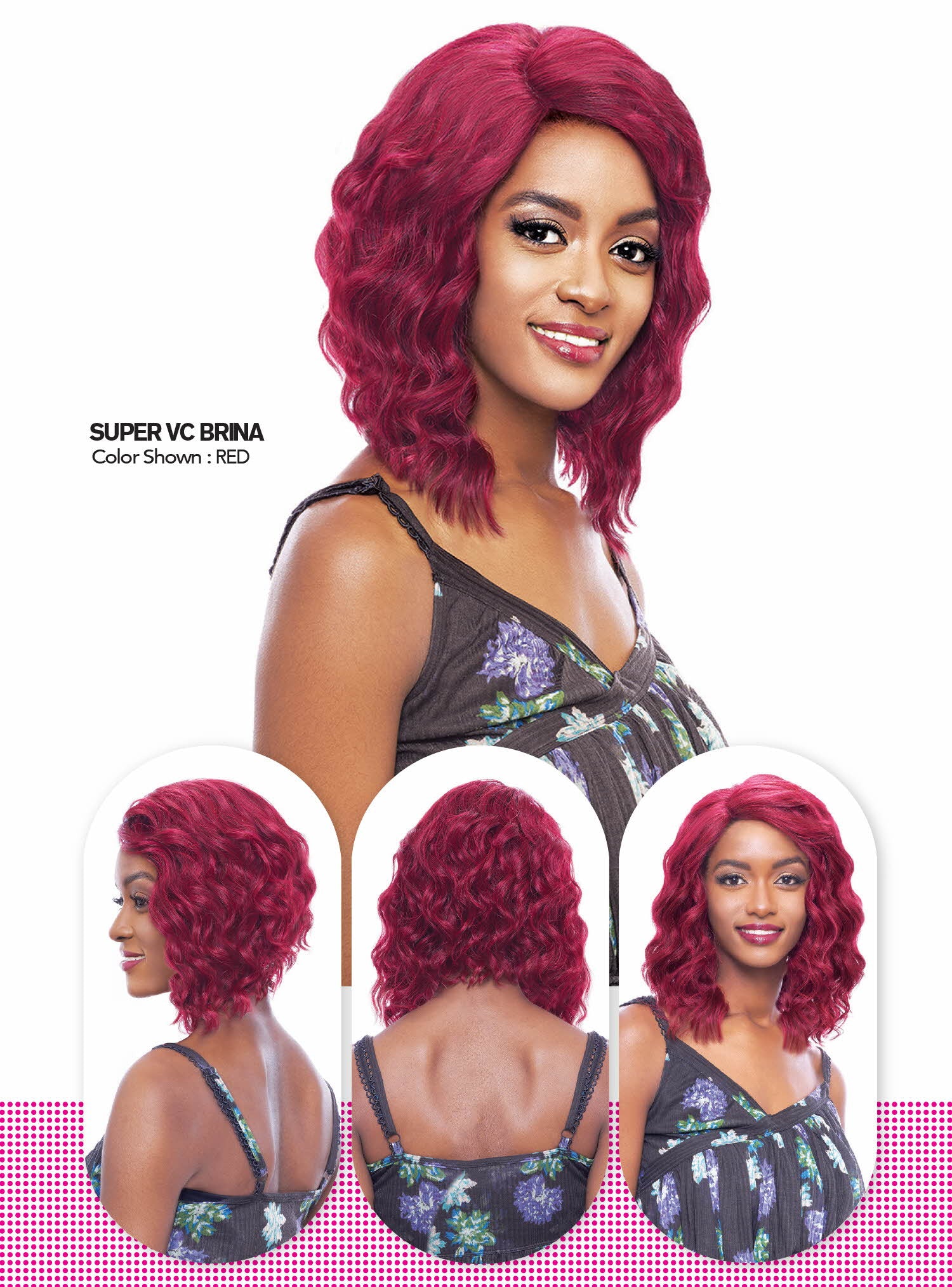 Vanessa Super V Line C Side Synthetic Lace Part Wig SUPER VC BRINA - Image 5