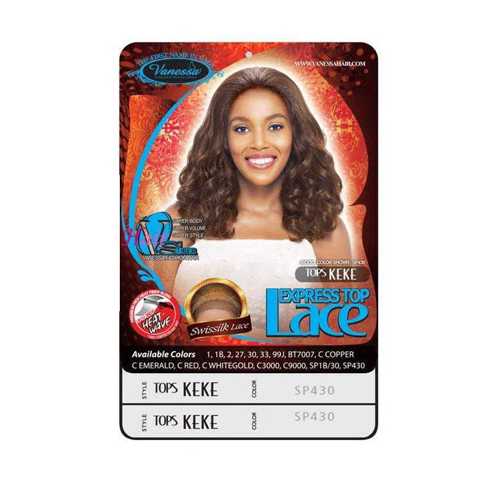 Vanessa Swissilk Lace Front Wig - TOPS KEKE - Image 4