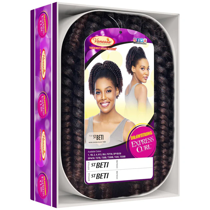 Vanessa Drawstring Express Curl Ponytail - ST BETI - Image 6